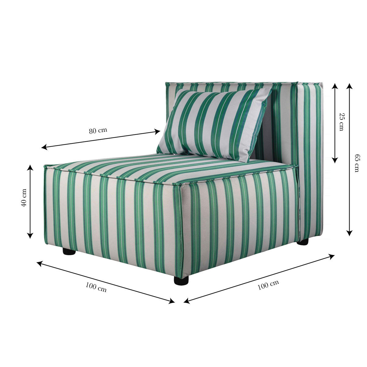 LOUNGE-SESSEL HARPER - Beige, Holz (80/65/100cm) - RNT By Really Nice Things