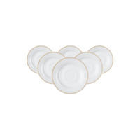 ESPRESSOUNTERTASSEN Geo beige ø 13 cm 6er Set - Beige, Keramik (13cm) - Ritzenhoff Breker