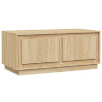 COUCHTISCH Sonoma-Eiche 102x50x44 cm Holzwerkstoff - Braun, Holzwerkstoff (102/50/44cm) - furnicato