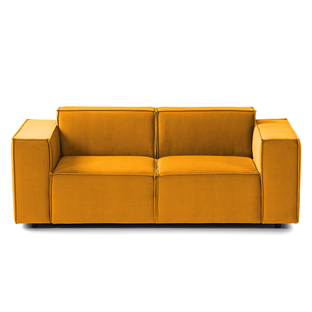 2-SITZER SOFA - Gelb, Textil (189/70/96cm) - home24