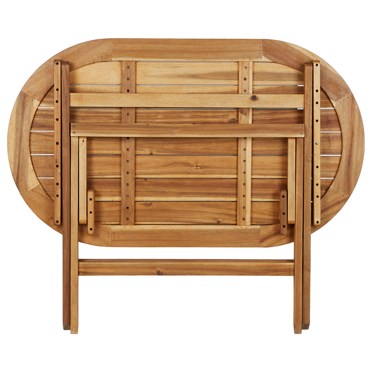 KLAPPTISCH Boho Garden oval - Braun, Holz (70/120/72cm) - Butlers