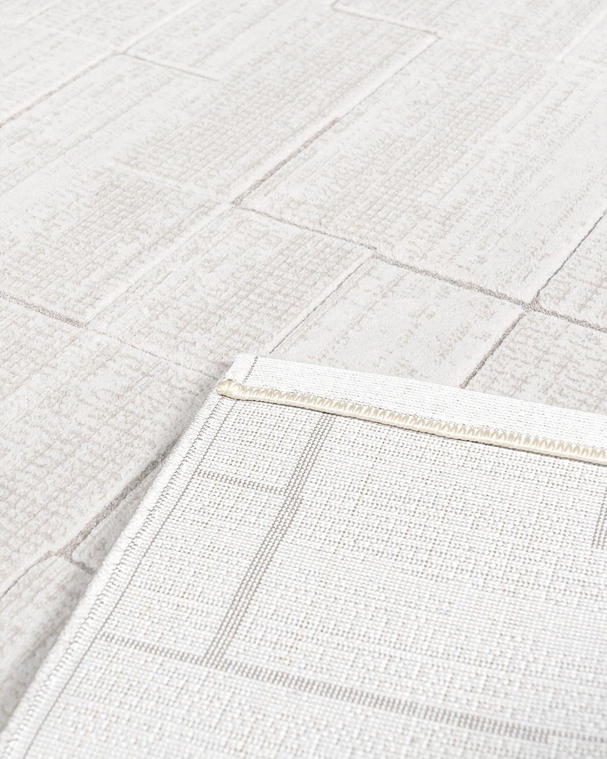TEPPICH Alin Crema Mazovia 120x170cm Creme Geometrisch Kurzflor - Creme, Textil (120/170cm) - Mazovia