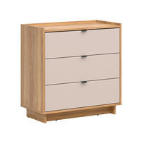 KOMMODE Donna Kaschmir - Beige, Holzwerkstoff (84.5/85/42cm) - Petits-meubles