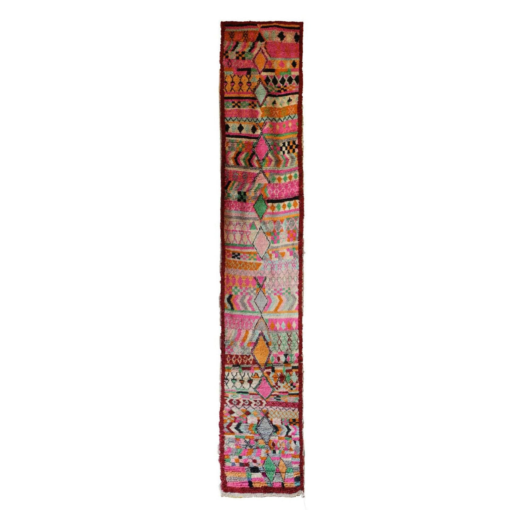 BERBERTEPPICH Teppichläufer marokkanisch aus reiner Wolle 200x 300 cm - Multicolor, Naturmaterialien (200/300cm) - AFK Living