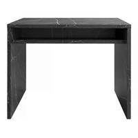 SCHREIBTISCH mit Ablage in Schwarz MORRISON - Schwarz, Holzwerkstoff (75/100/75cm) - RNT By Really Nice Things
