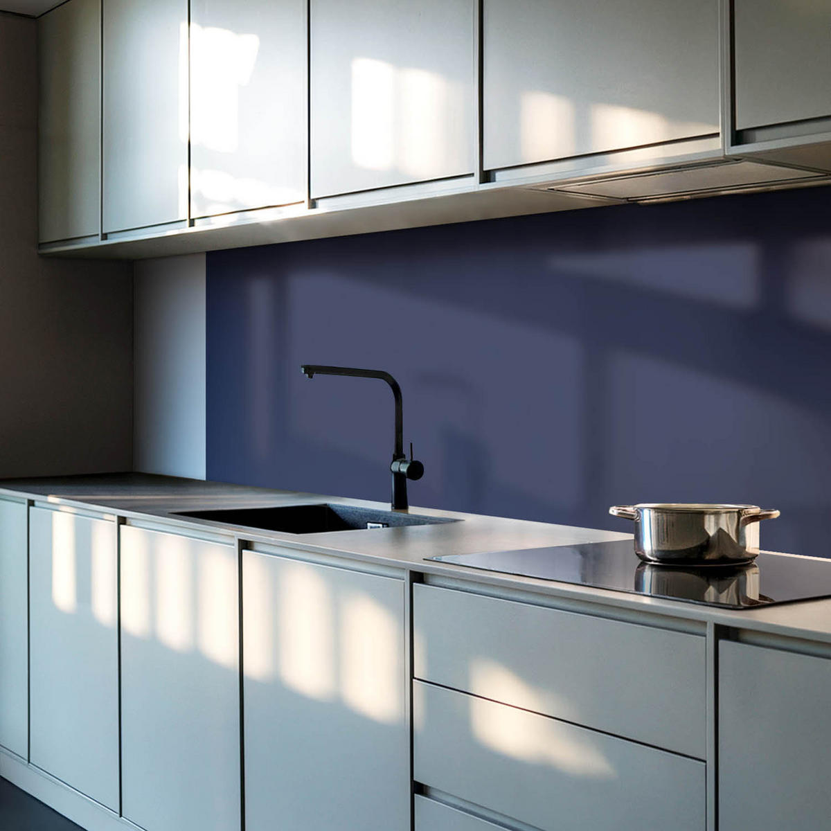 WANDPANEEL 120x60 cm selbstklebend Thalisse - Dunkelblau, Kunststoff (60/1.6/120cm) - Wallfluent