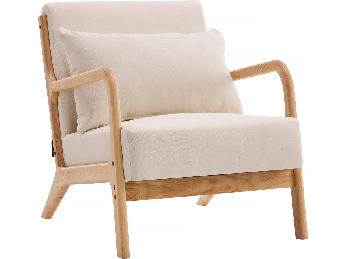 SESSEL Clinton Beige - Beige, Textil (65/77/81cm) - Habitat Garten