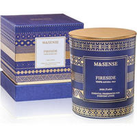 DUFTKERZE Fireside Sojawachs Blau 210g - Blau, Paraffin (9.5cm)