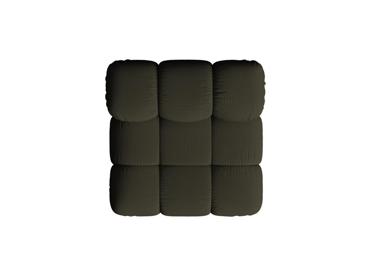 MODUL Bellis aus 3D-Stoff amazonasgrün - Waldgrün, Textil (94/70/94cm) - Micadoni