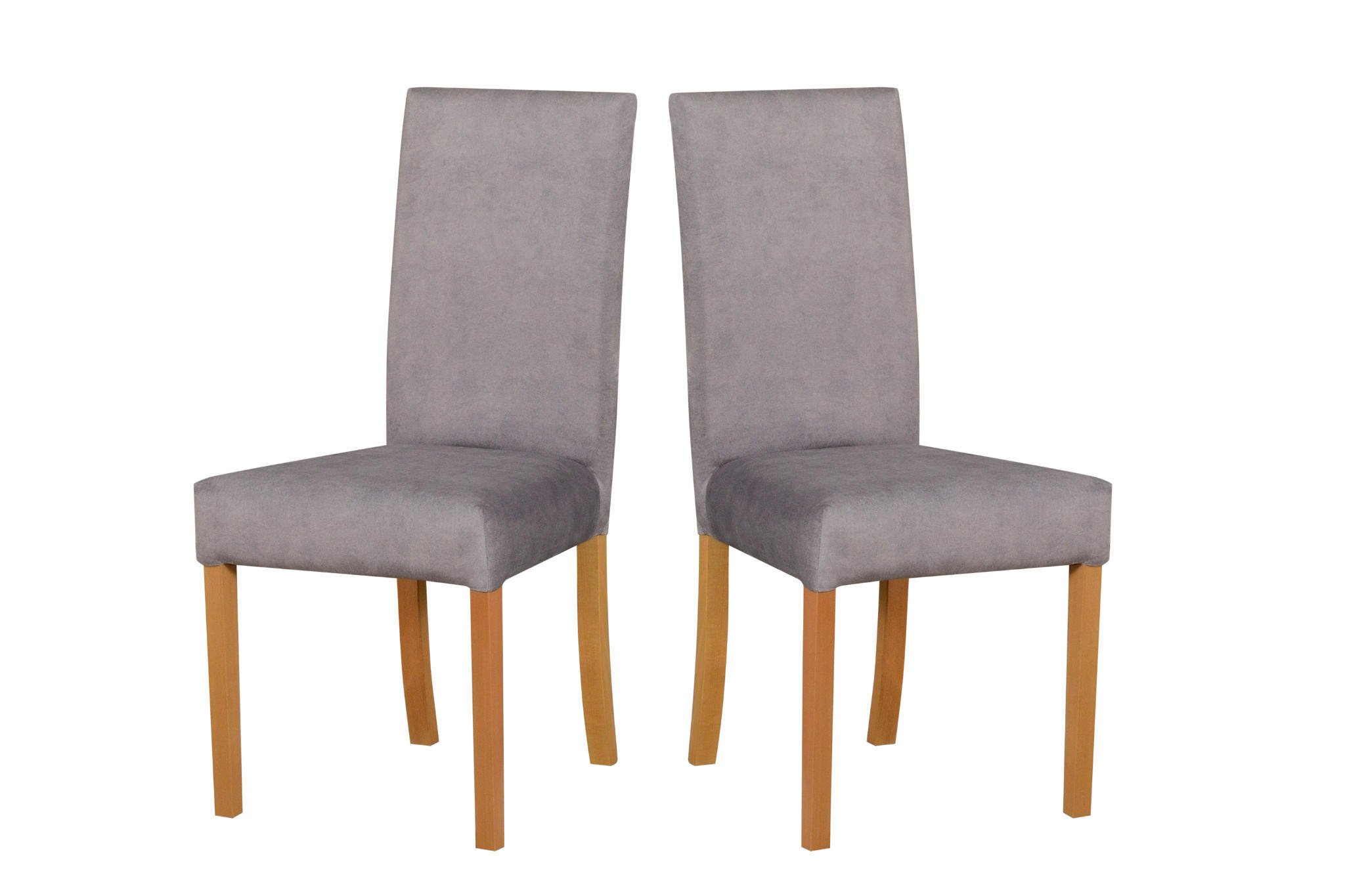 STUHL 2er Roma 2, grandson - Beige, Holz (46/97/41cm) - Leaf Design