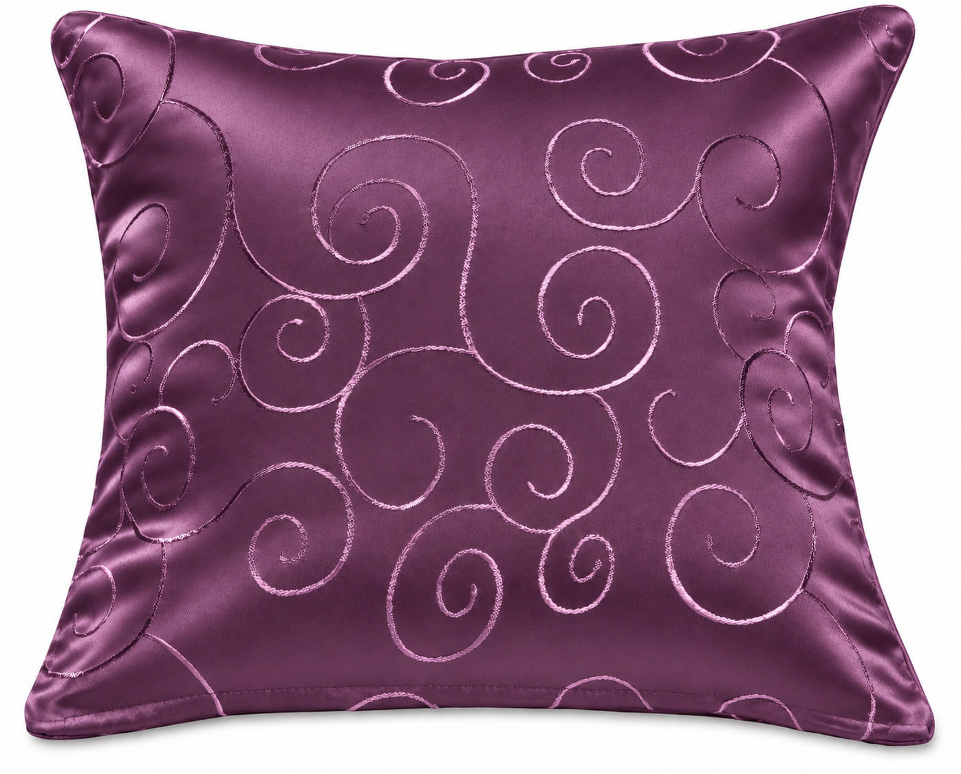 KISSENBEZUG 60/60 cm Lila Damast Circle - Lila, Textil (60/60cm) - TiborTex