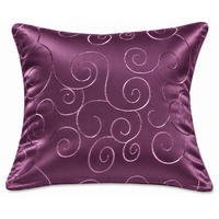KISSENBEZUG 60/60 cm Lila Damast Circle - Lila, Textil (60/60cm) - TiborTex