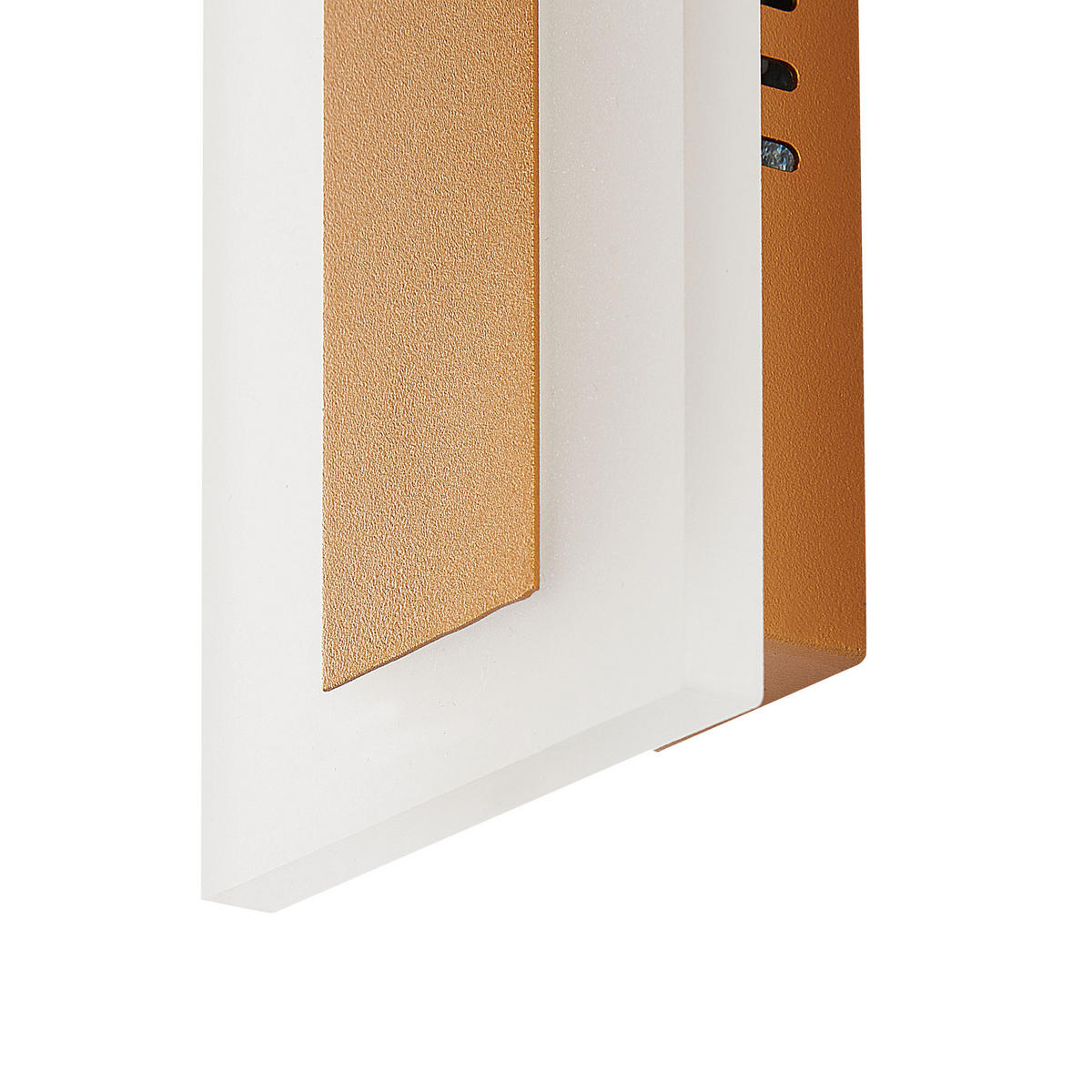 AUSSENWANDLEUCHTE Rosalie 4/9/80 cm - Goldfarben, Metall (9/80/4cm) - Beliani