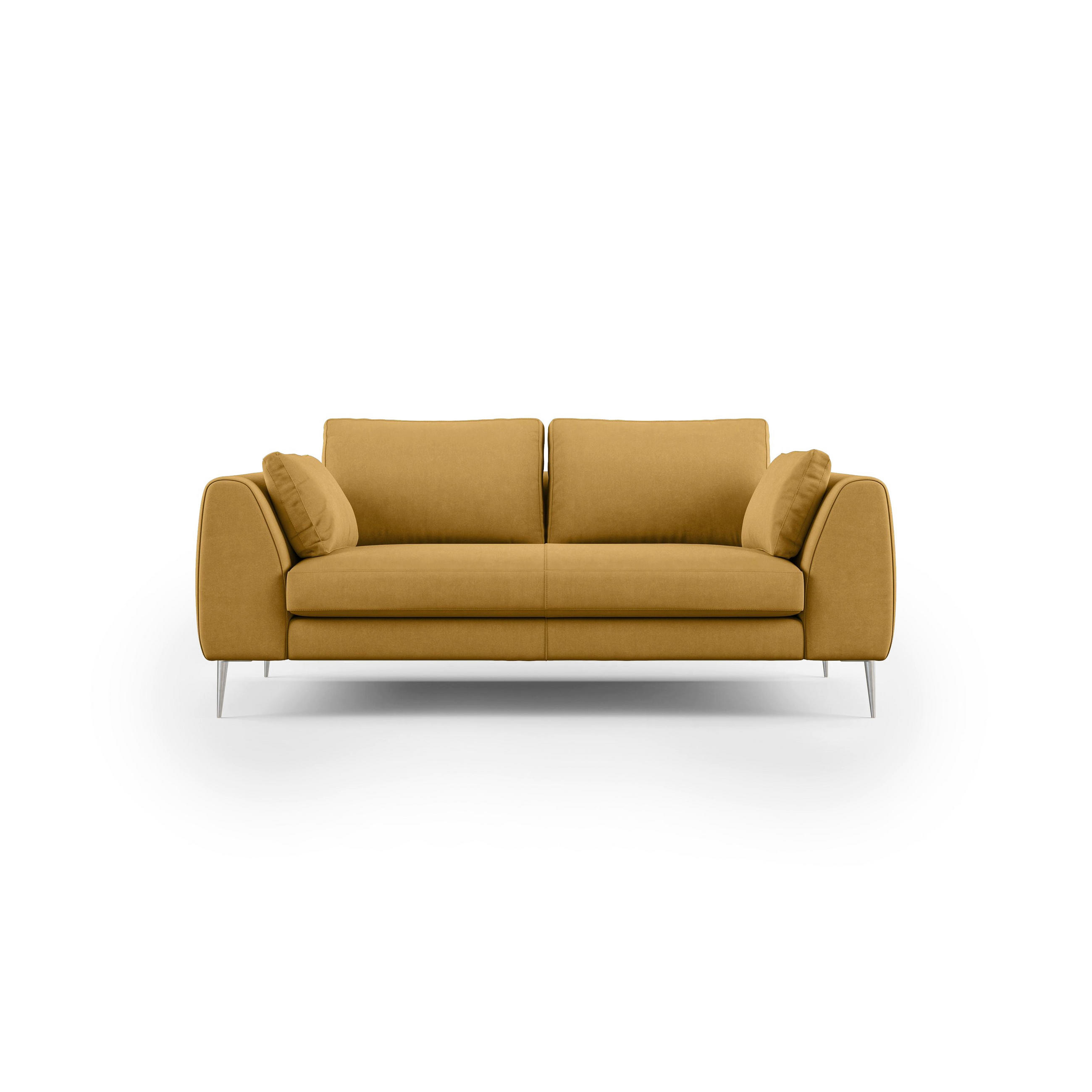 LINEARSOFA Plano - Gelb, Textil (216/86/102cm) - Divani.store
