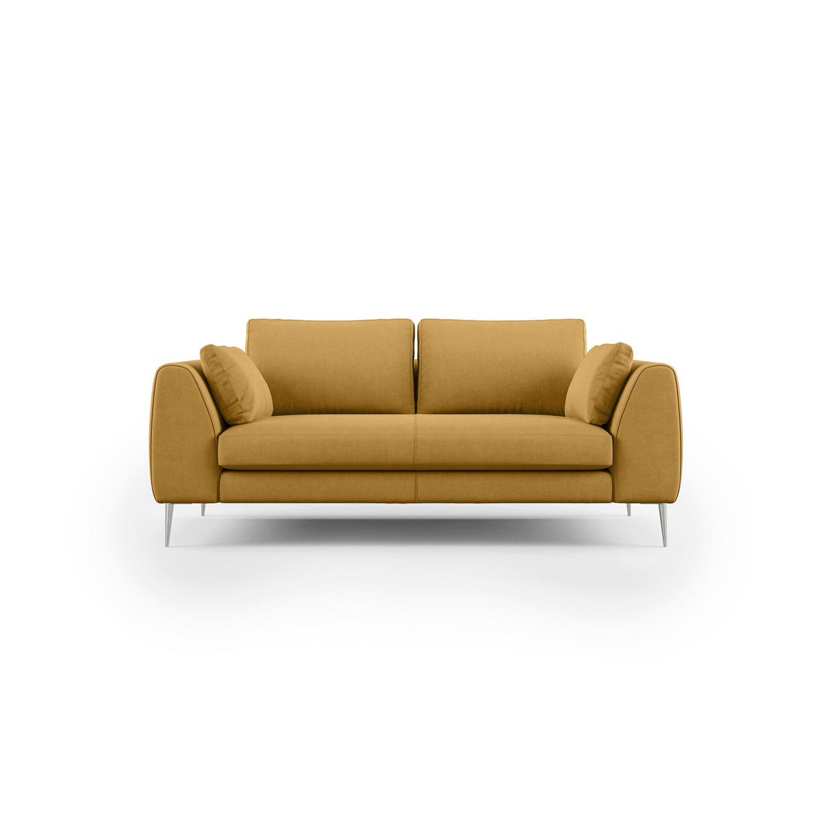 LINEARSOFA Plano - Gelb, Textil (216/86/102cm) - Divani.store