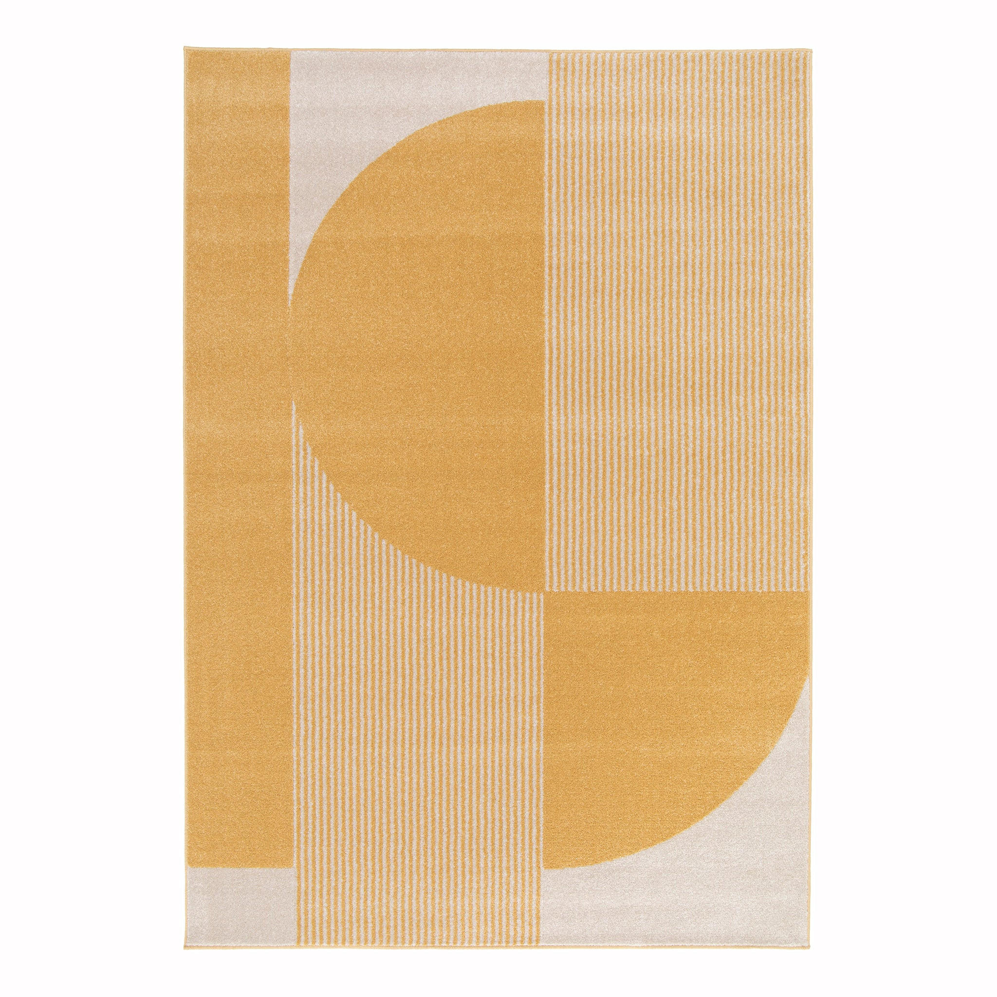 TEPPICH, Superweicher, grafischer gelb - Gelb, Textil (160/230cm) - AFK Living