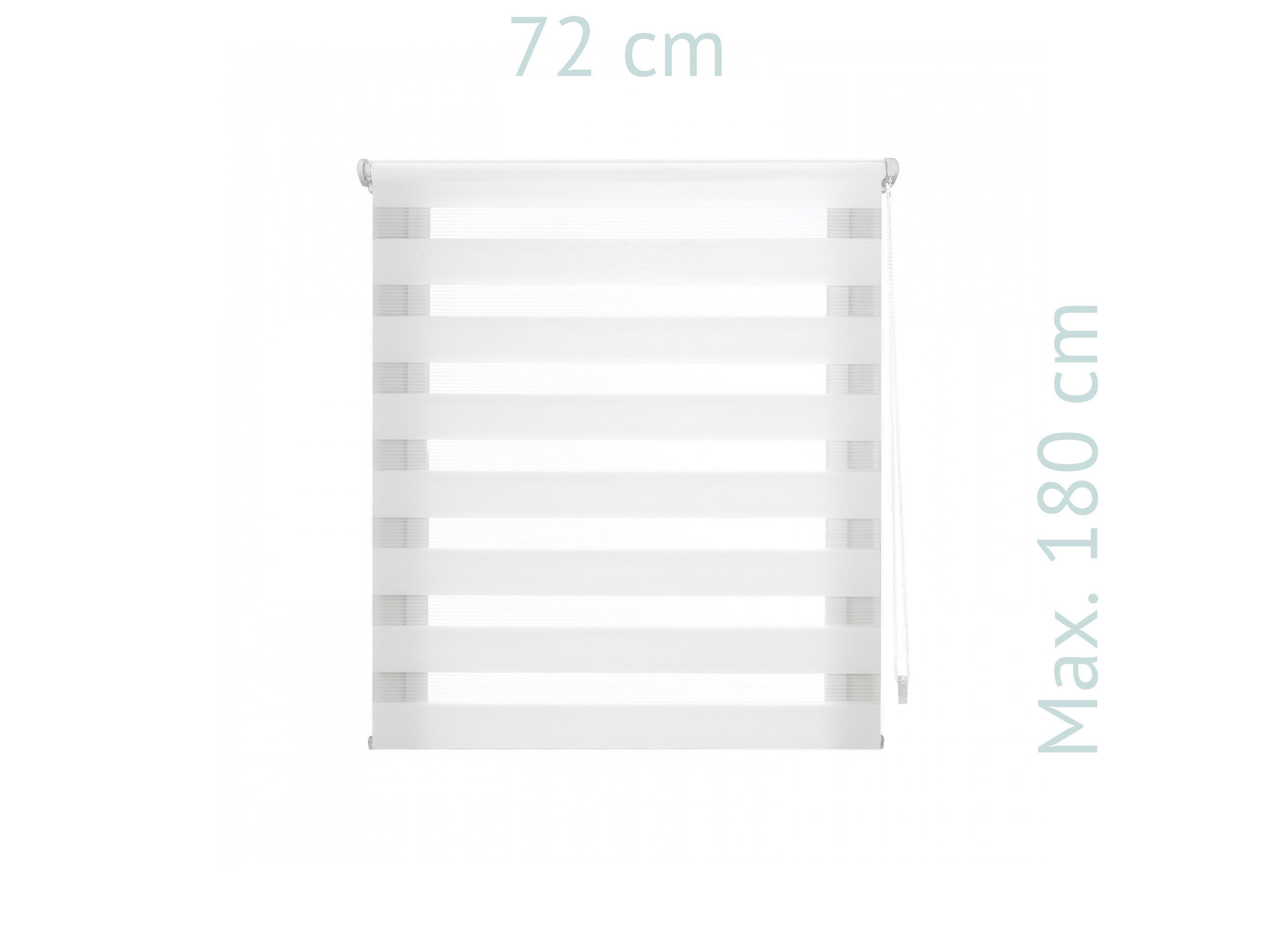 ROLLO Polyester Transluzent Cream 72x180 - Creme, Textil (72/180/1cm) - Purline