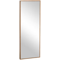 WANDSPIEGEL - Naturfarben, Glas/Holzwerkstoff (48/125/45cm) - HOMCOM