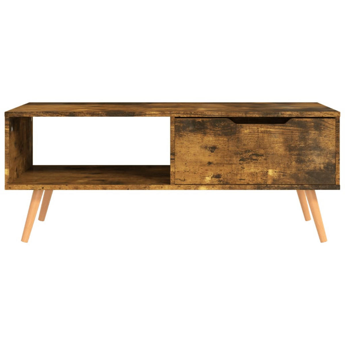 COUCHTISCH Räuchereiche 100x49,5x43 cm Holzwerkstoff - Braun, Holzwerkstoff (100/49.5/43cm) - furnicato