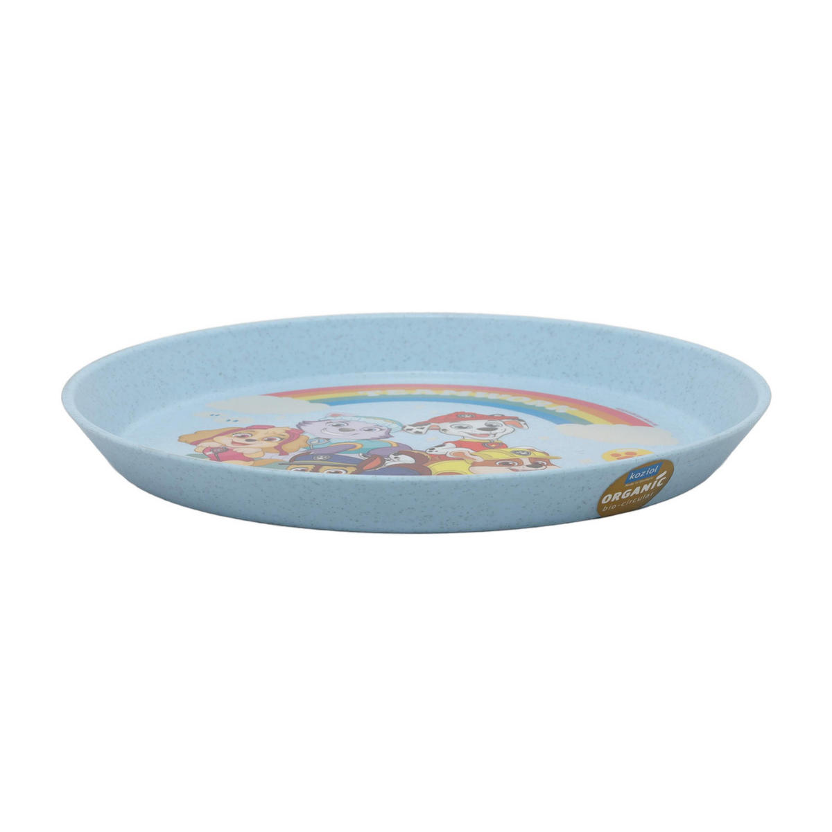 KINDERTELLER Connect Organic sky blue 20,5/20,5/2 cm - Blau, Kunststoff (20.5/2/20.5cm) - KOZIOL