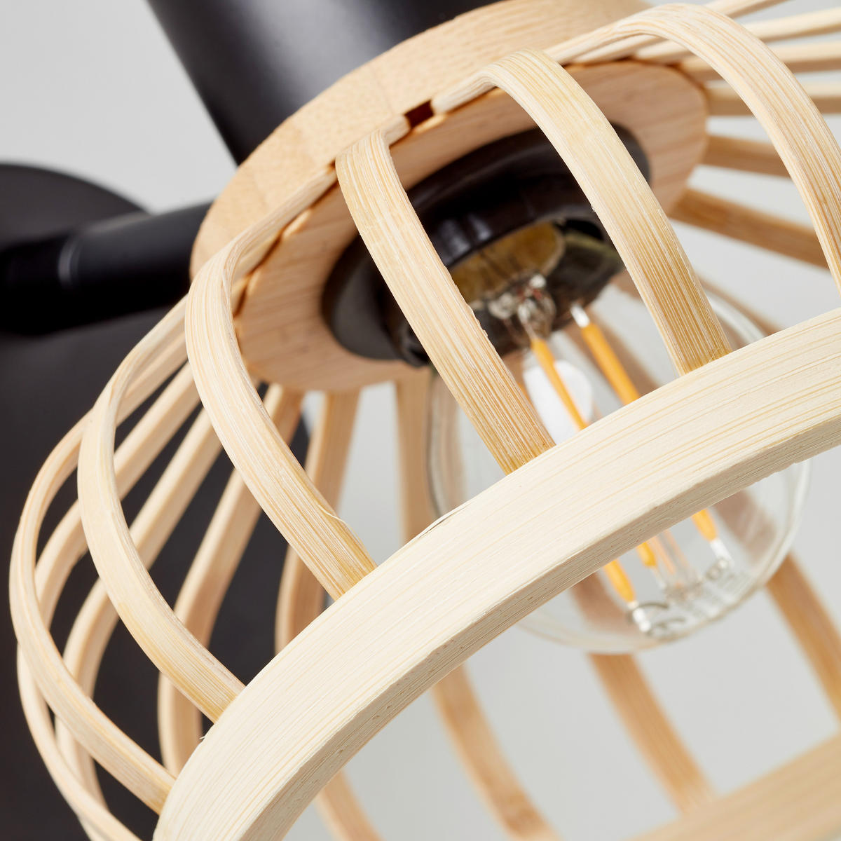 WANDSPOT Norah 99737/76 - Schwarz, Holz (15/14.9/20.9cm) - Brilliant