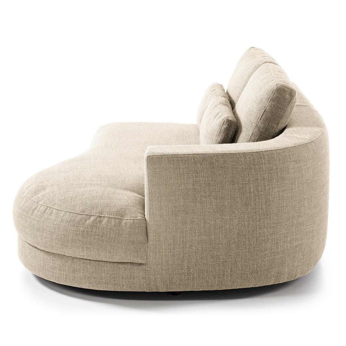 MODULLONGCHAIR - Beige, Textil (194/80/145cm) - home24