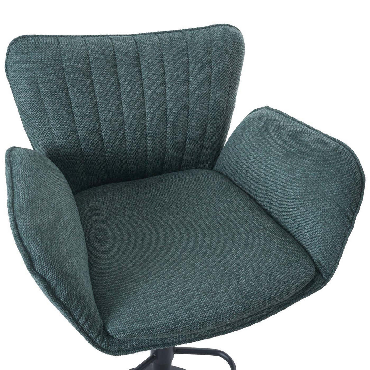 BAROVÁ ŽIDLE Zelená - zelená barva, textil (50/110/45cm) - MCW