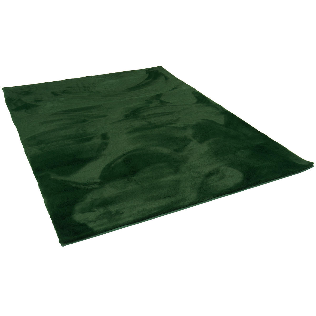 FELLTEPPICH LUXUS SUPER SOFT PLUSH - Waldgrün, Textil (70/140cm) - Pergamon