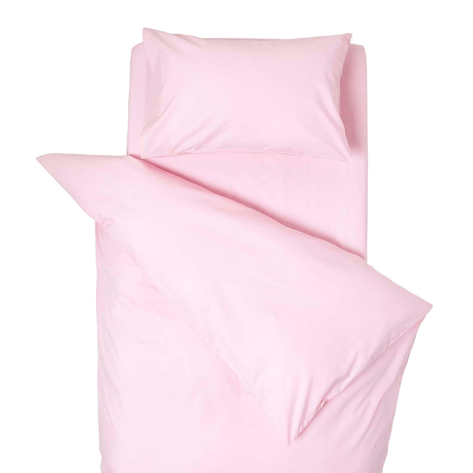 KINDERBETTWÄSCHE Perkal - Rosa, Textil (120/150cm) - Homescapes