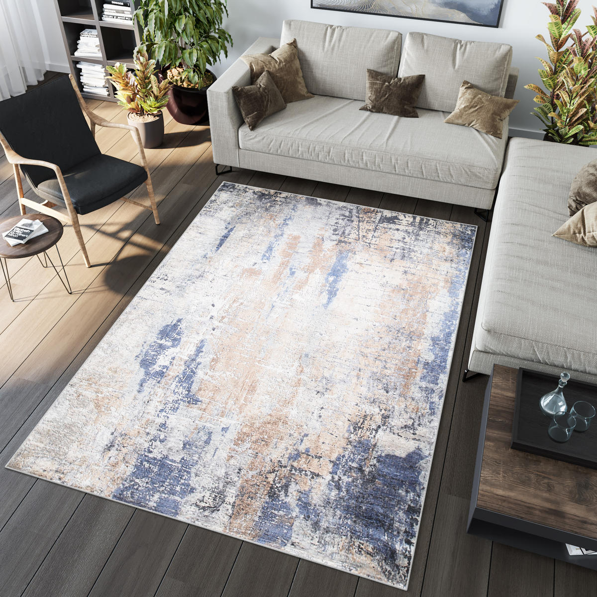 TEPPICH TOSCANA Beige 160/230 cm - Beige, Textil (160/230cm) - Tapiso