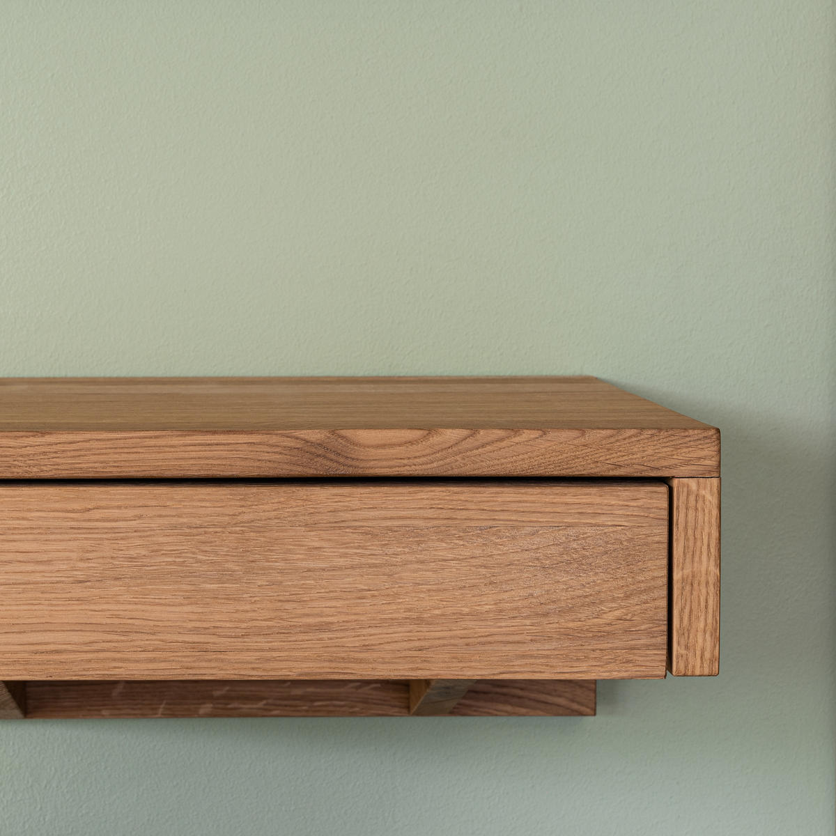 NACHTTISCH Bo, Eiche, 30/40/18 cm - Eichefarben, Holz (40/18/30cm) - WOODEK