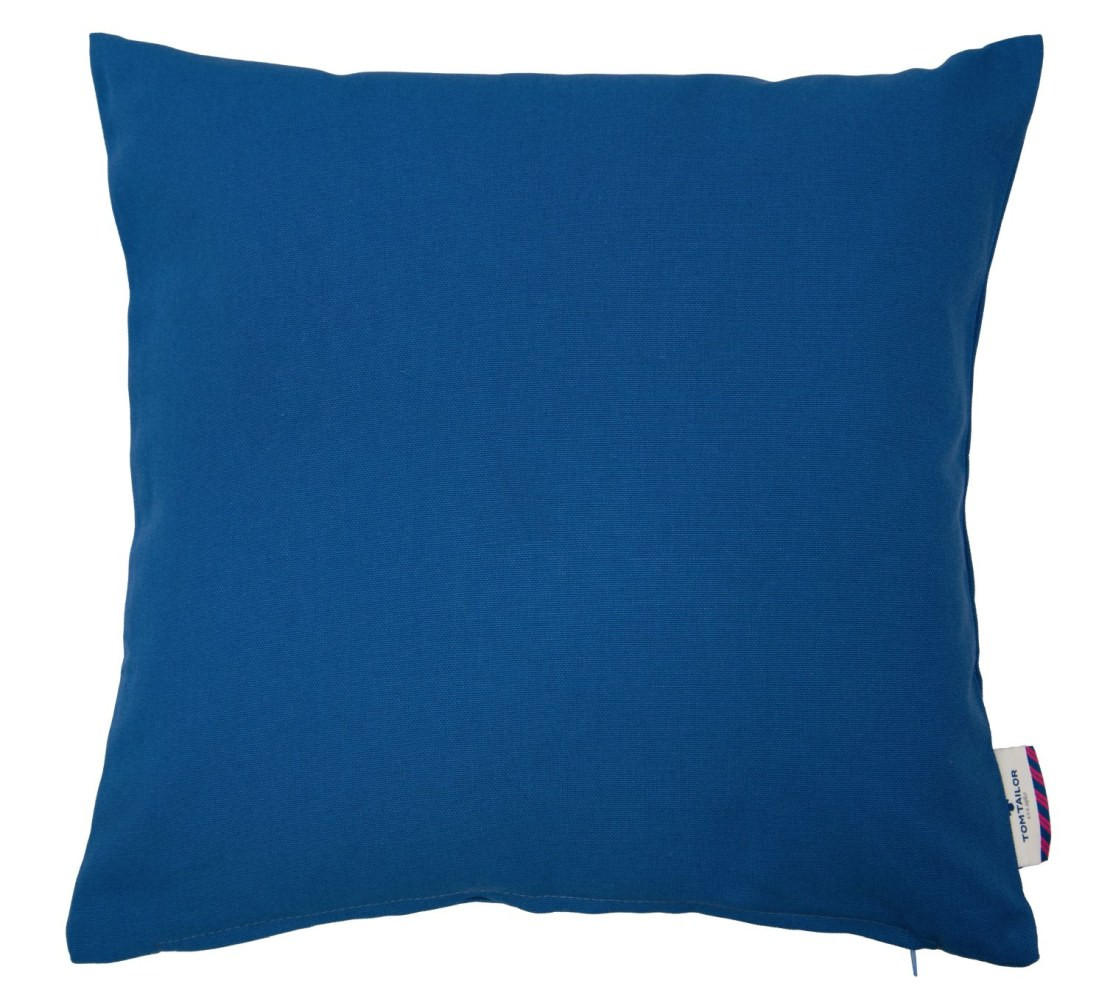 ZIERKISSENHÜLLE Dove royal 60x60cm - Blau, Textil (60/60cm) - Tom Tailor