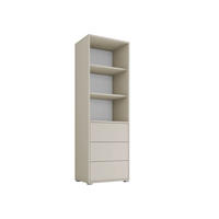 BÜCHERREGAL Gesita - Kaschmir/Silberfarben, Holzwerkstoff/Kunststoff (60/178/40cm) - MIRJAN24