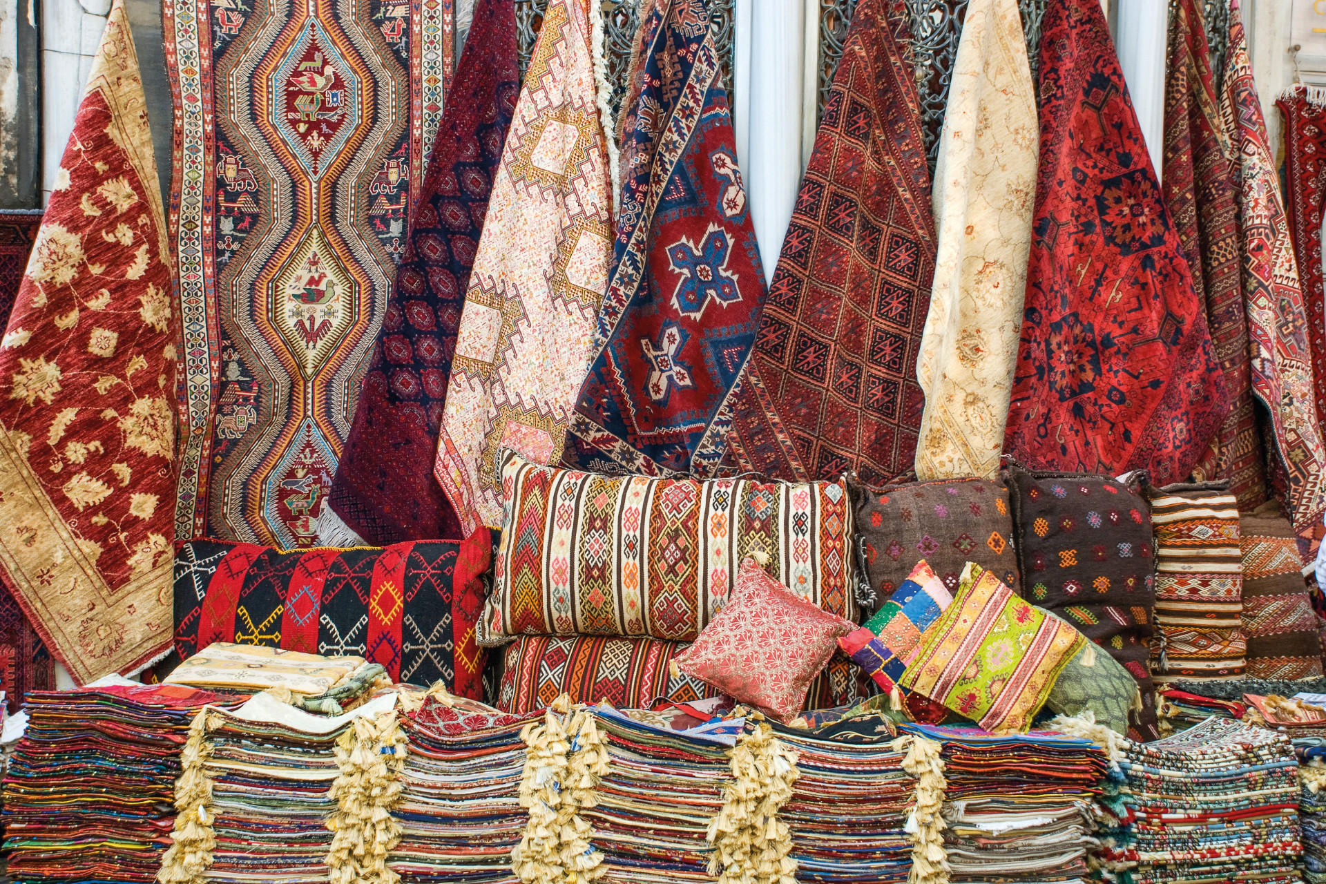 Bunte Orientteppiche
