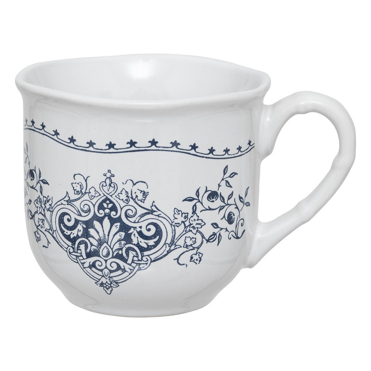 TASSEN mit Untertassen Cottage Weiß 180 ml - Weiß, Keramik (0.18L) - Secret de Gourmet