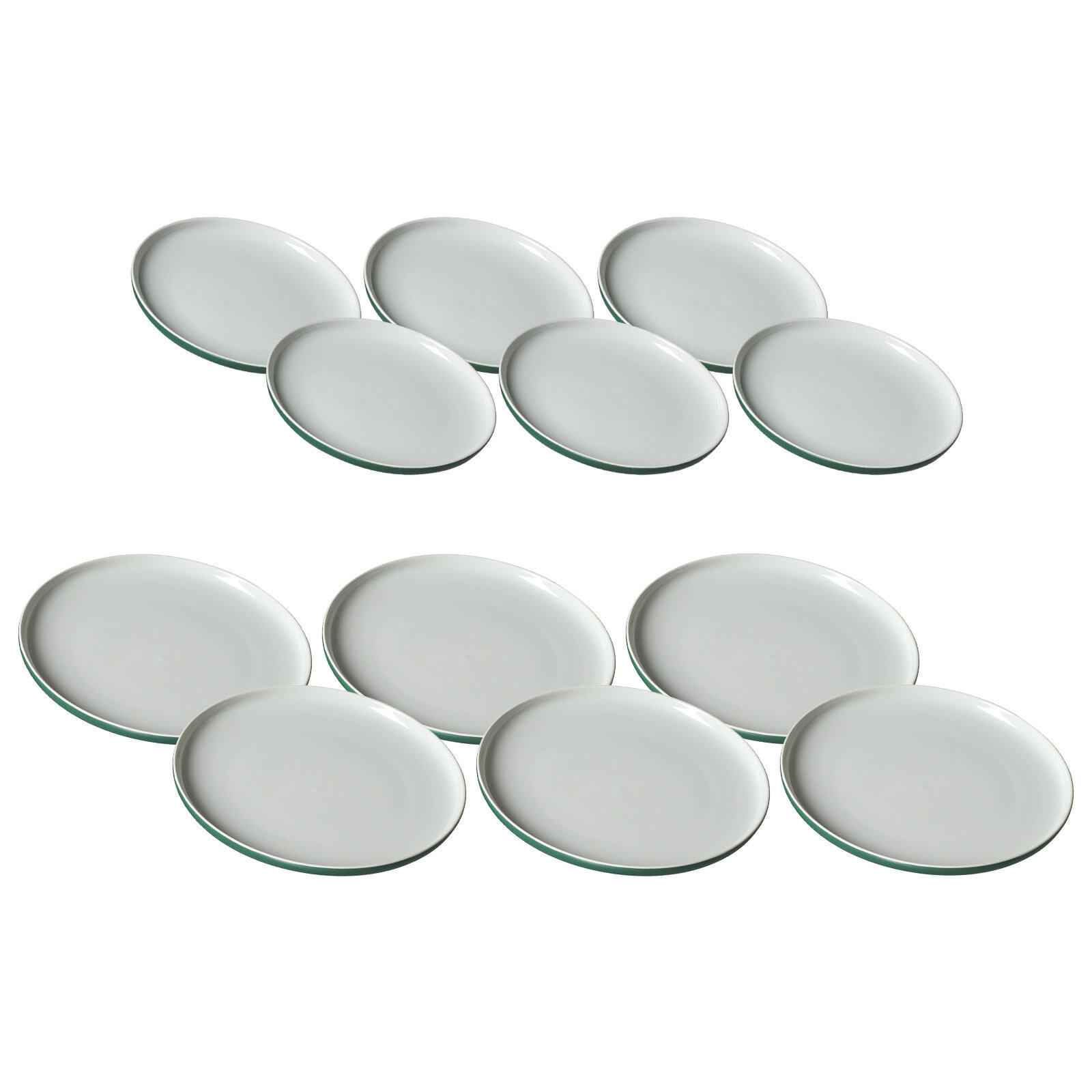 TAFELSERVICE Jasper grün 12er Set - Grün, Keramik (1/1/1cm) - Ritzenhoff Breker
