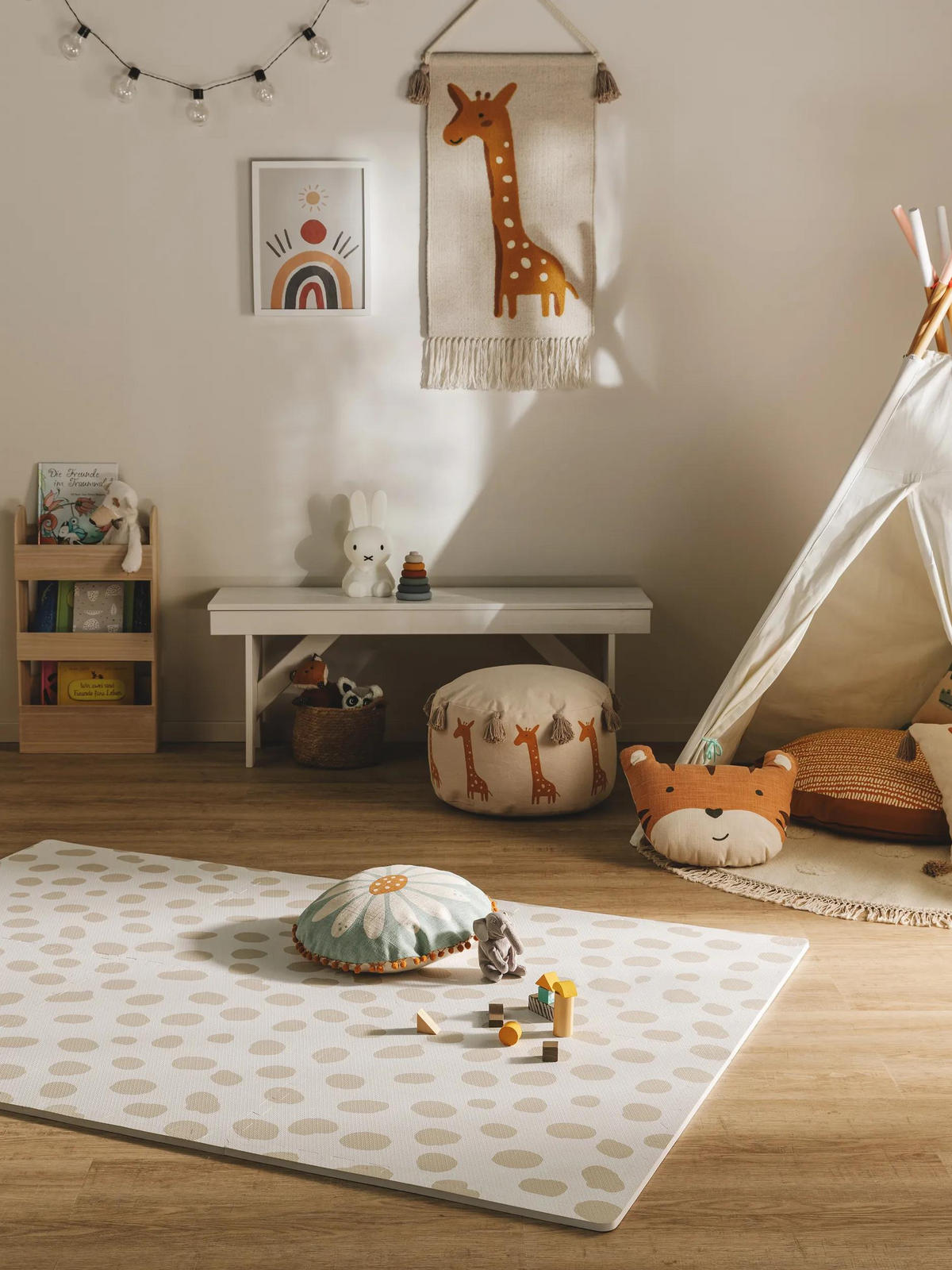 HRACÍ podložka Savannah Béžová 120x180 cm - béžová, textil/umělá hmota (120/180cm) - Lytte