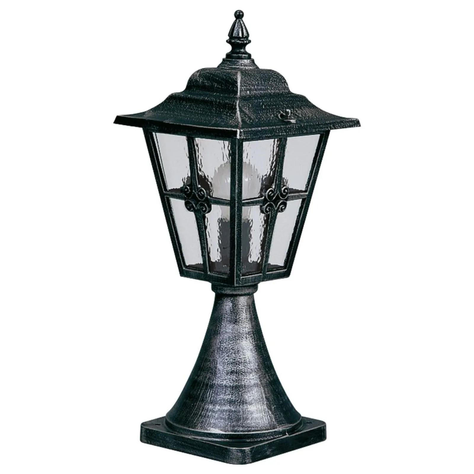 WEGELEUCHTE Schwarz - Silberfarben/Schwarz, Metall (22/22/55cm) - click-licht