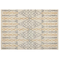 KURZFLOR-TEPPICH Kadapa 230/160 cm - Beige, Textil (160/230cm) - Beliani