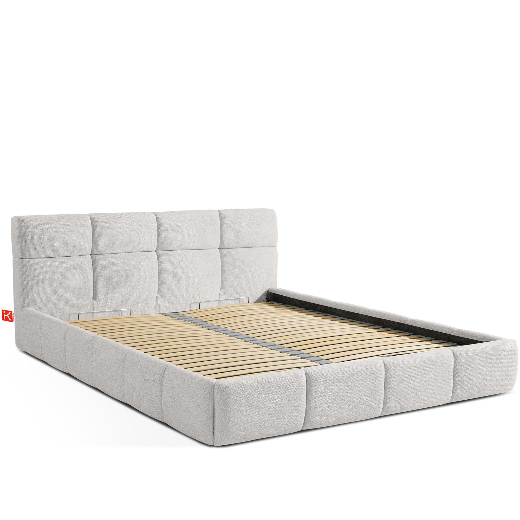 POLSTERBETT ALTOS, weiß - Weiß, Holz/Holzwerkstoff (160/200cm) - KONSIMO®