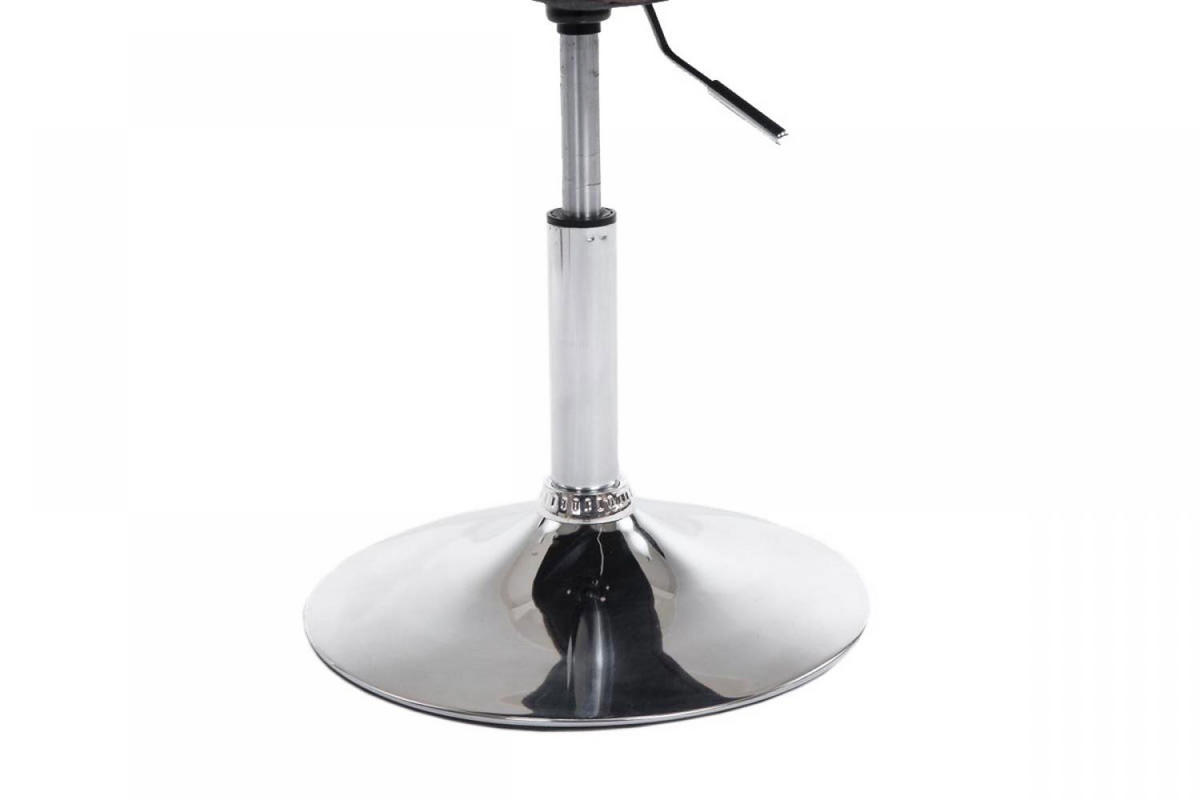 DREHSTUHL Stoff blau - Chromfarben/Blau, Textil/Metall (43/90/59cm) - CLP