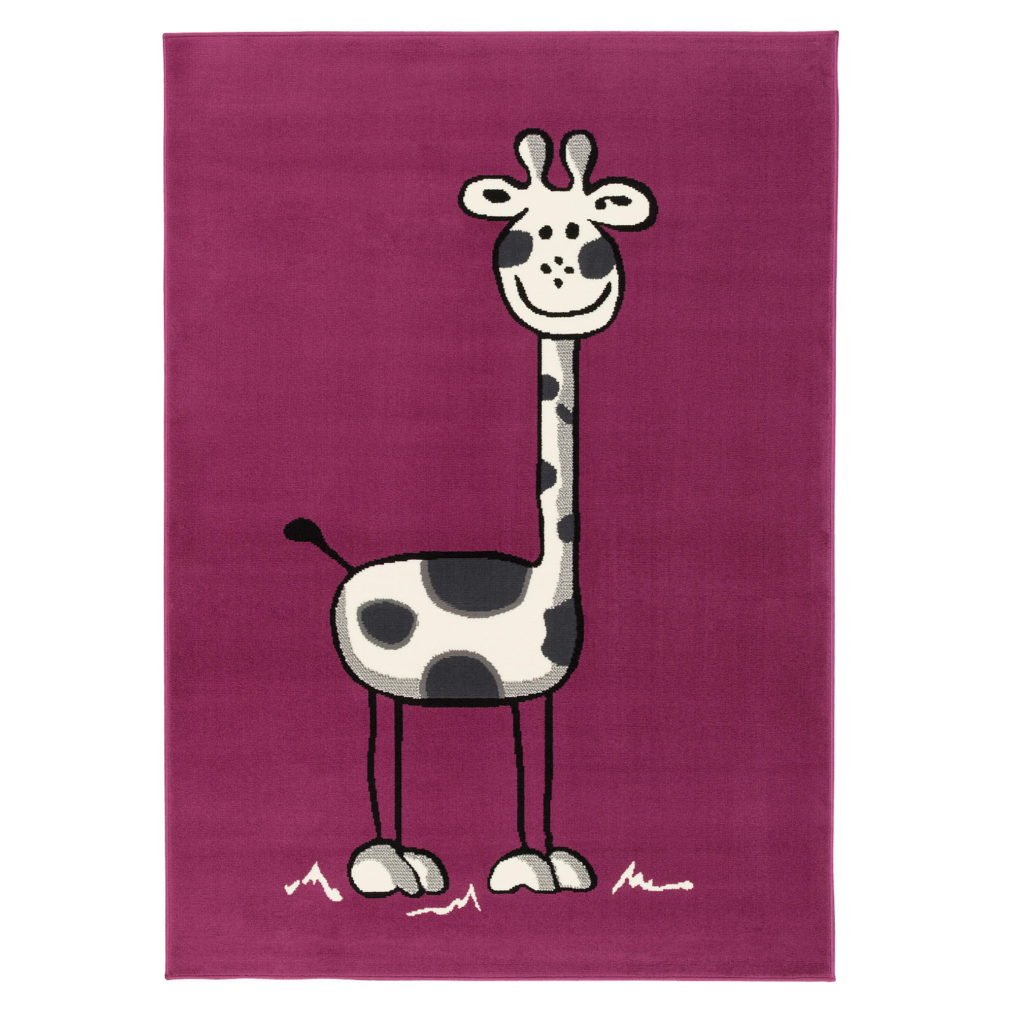 KINDERTEPPICH TRENDLINE GIRAFFE - Pink, Textil (185/270cm) - Pergamon