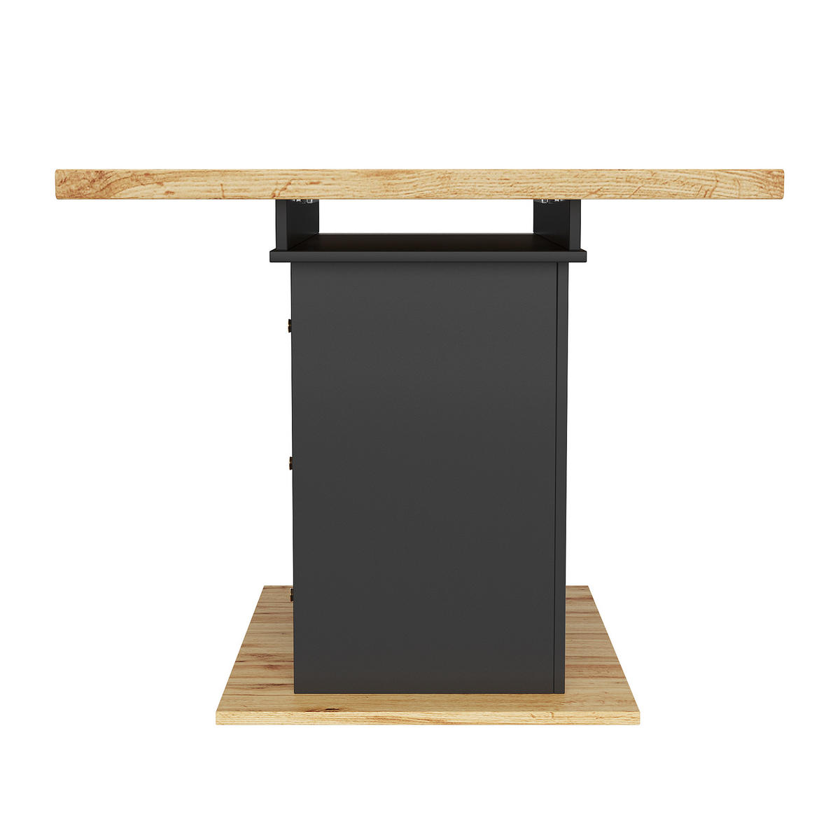 ESSTISCH ausziehbar 110-140/80/75 cm DE-39594 Holzmaserung - Naturfarben, Holzwerkstoff (80/110/75cm) - ComfortXL