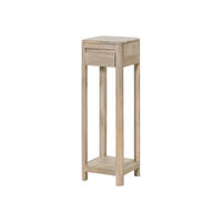 BEISTELLTISCH Mango 30x30x90 weiß lackiert TORONTO #313 - Weiß, Holz (30/30/90cm) - Massivmoebel24