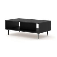 COUCHTISCH Schwarz, Schwarz, Schwarz 90/43/60 - Schwarz, Holzwerkstoff (60/90/43cm) - RAUMHIRSCH FURNITURE