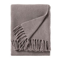 BAUMWOLLDECKE Ezra Grau 125x150 cm - Grau, Textil (125/150cm) - benuta Nest