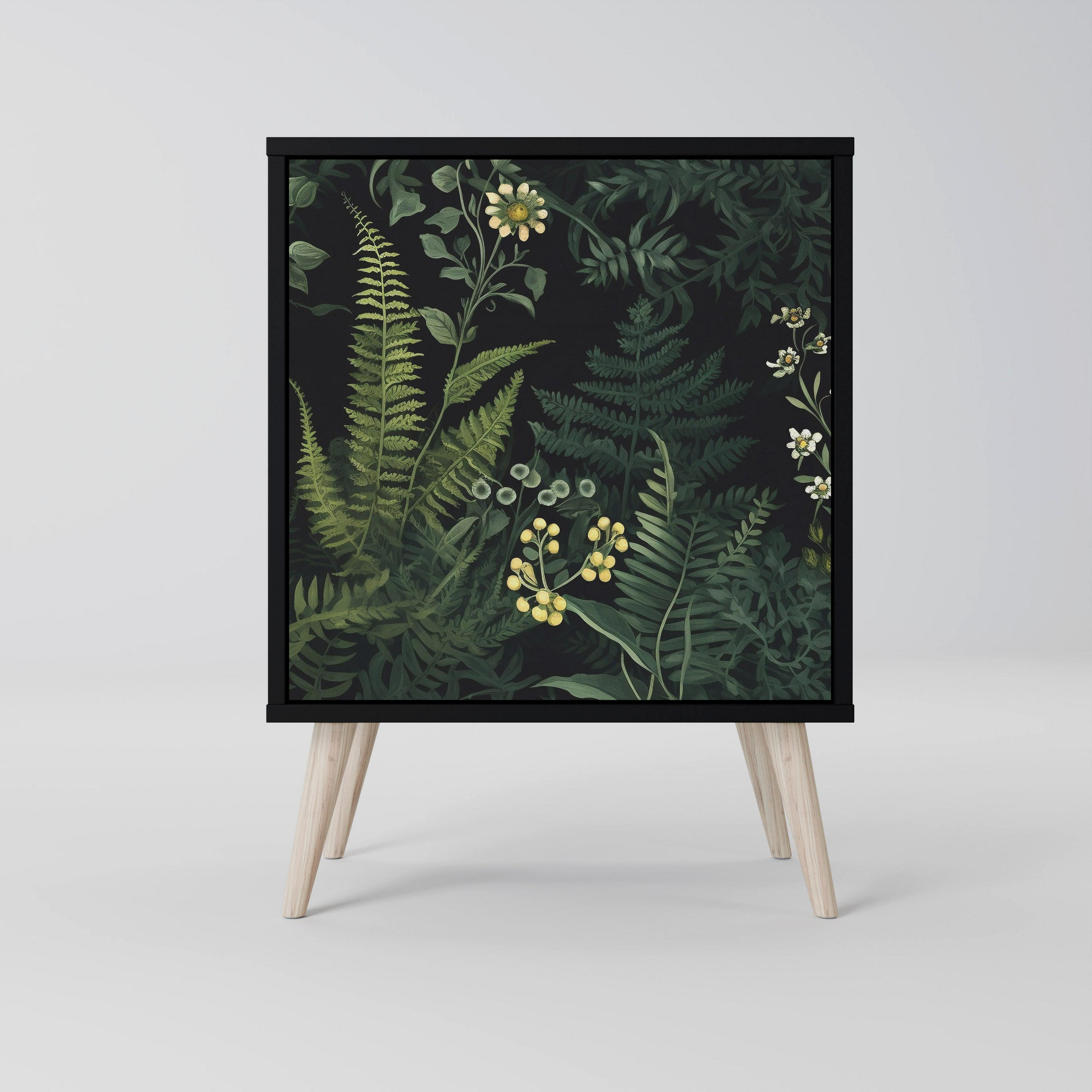 SpaceRebels Sideboard Schwarz 57.5x77.5x42 cm