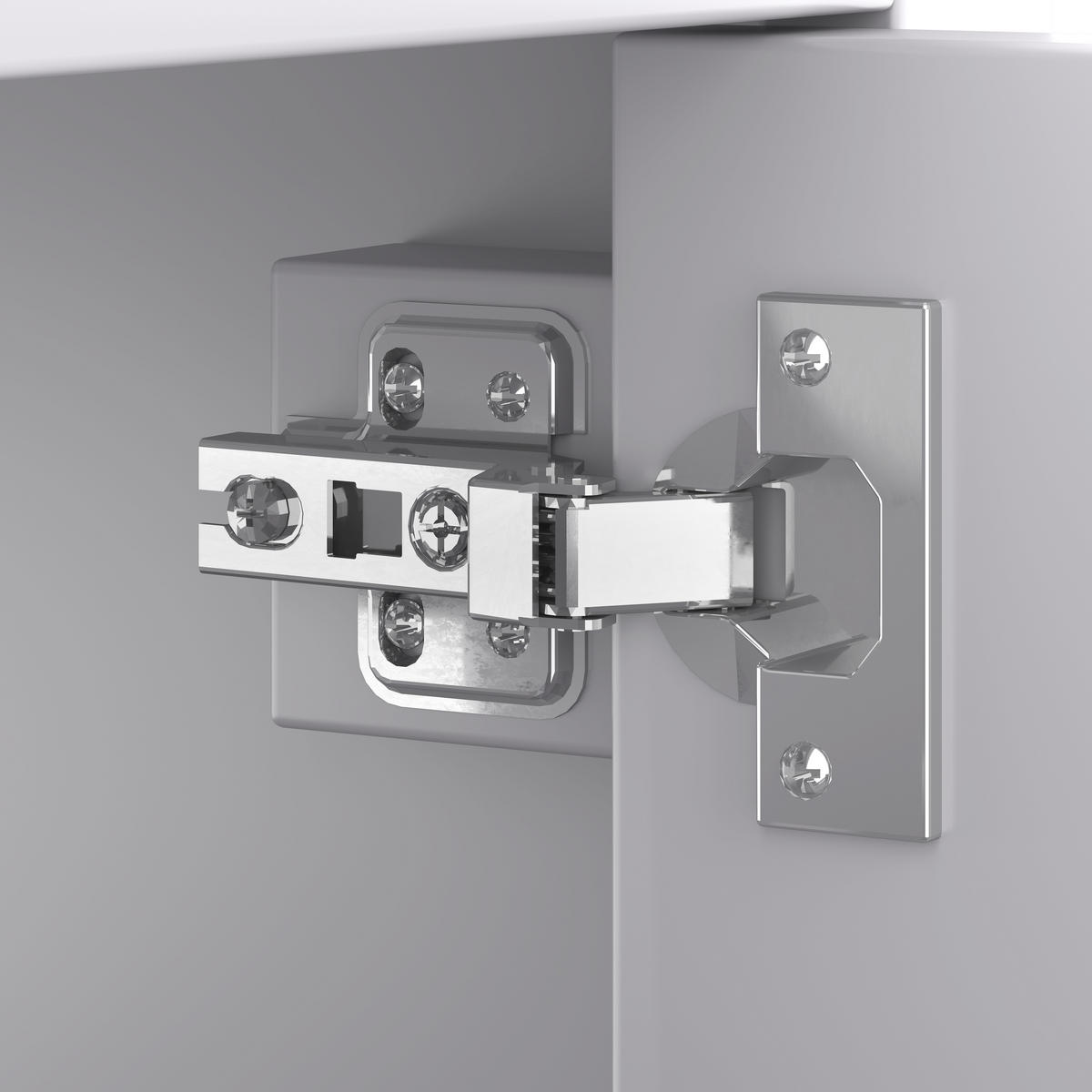 BADEZIMMERSCHRANK 76x46x87cm in Grau mit Massivholzbeinen & Keramikbecken - Grau, Holzwerkstoff (76/87/46cm) - Modfu