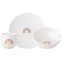 FRÜHSTÜCKSSET BE HAPPY With Love bunt 3er Set - Multicolor, Keramik (1/1/1cm) - Villeroy & Boch