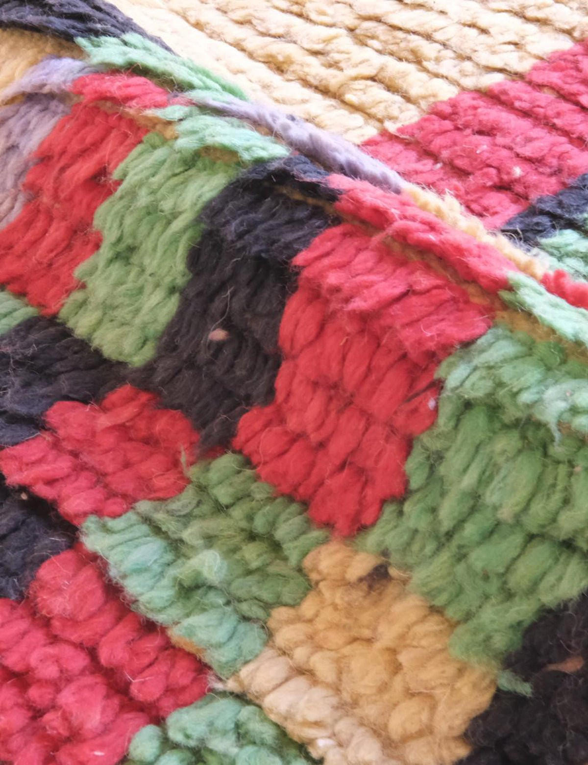 BERBERTEPPICH aus reiner Wolle 175x 247 cm - Multicolor, Naturmaterialien (175/247cm) - AFK Living